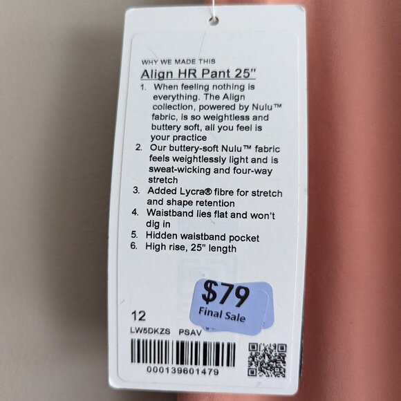 Lululemon Align™ High-Rise Pant 25" - Picture 7 of 9